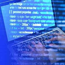 It guy coding on a laptop screen It guy coding on a laptop screen